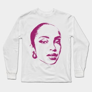 Sade - Retro 80s Style Fan Design Long Sleeve T-Shirt